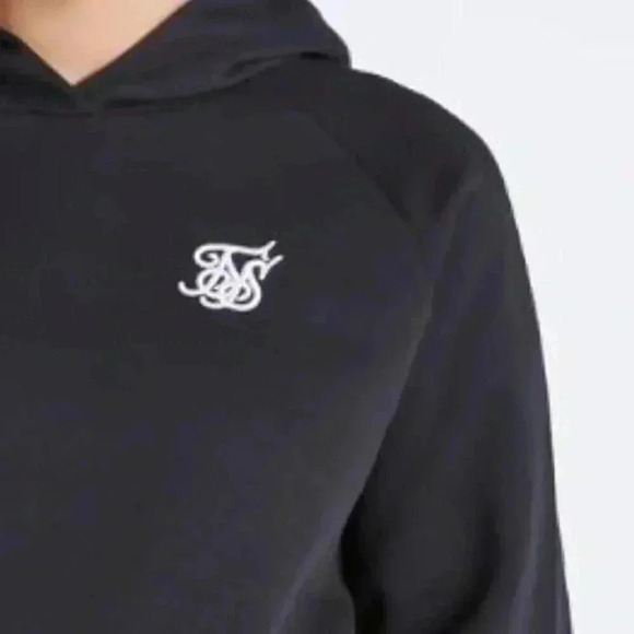 SikSilk Overhead Hoodie - Black - Picture 5 of 6
